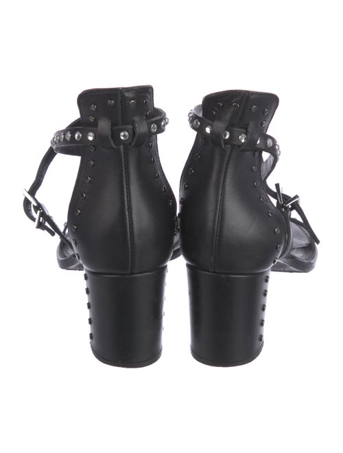 Zadig & Voltaire Leather Studded Accents Sandals