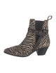Zadig & Voltaire Ponyhair Printed Western Boots