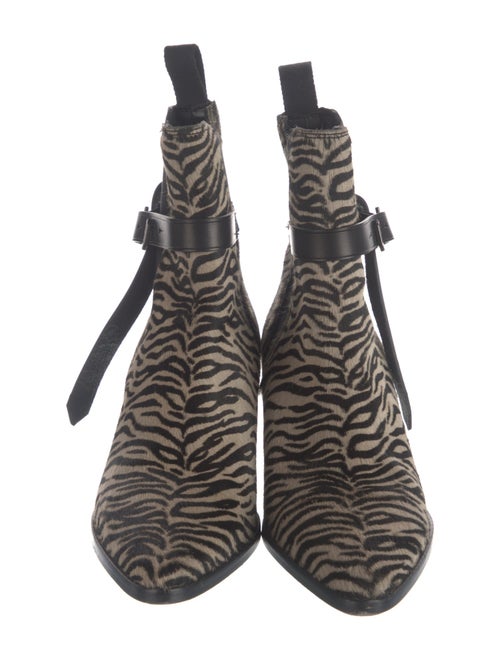 Zadig & Voltaire Ponyhair Printed Western Boots