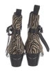 Zadig & Voltaire Ponyhair Printed Western Boots