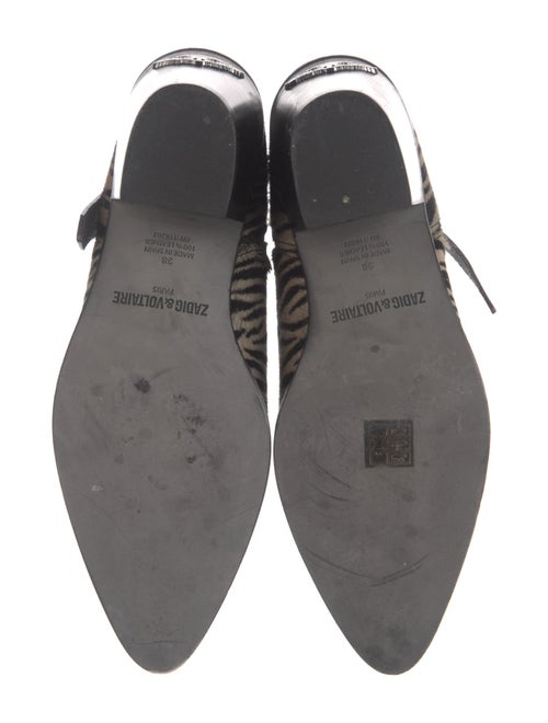 Zadig & Voltaire Ponyhair Printed Western Boots