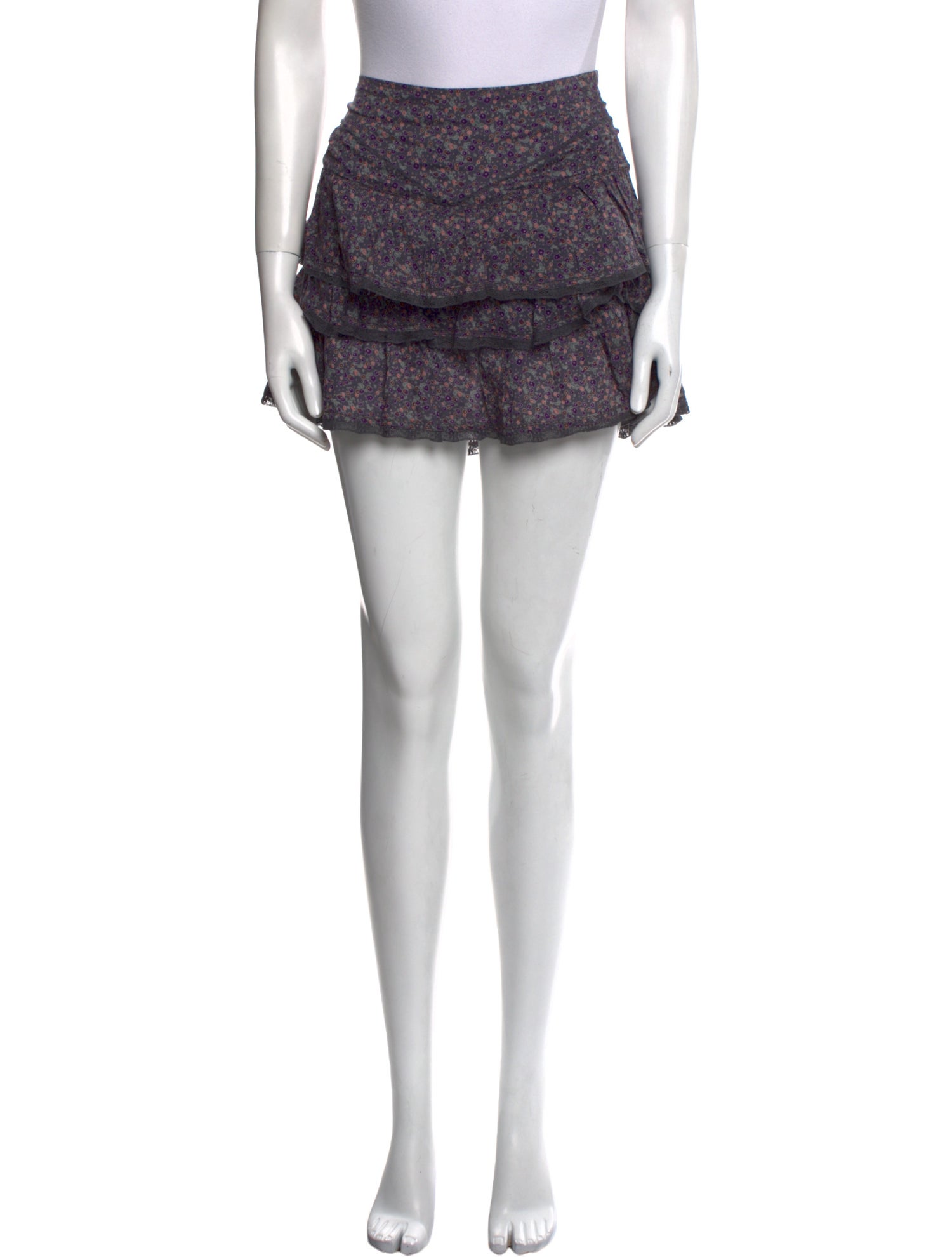 Zadig & Voltaire Printed Mini Skirt