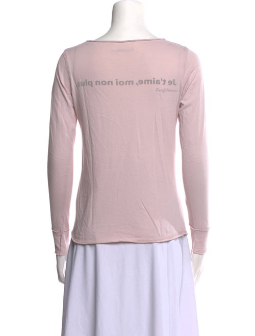 Zadig & Voltaire V-Neck Long Sleeve Top