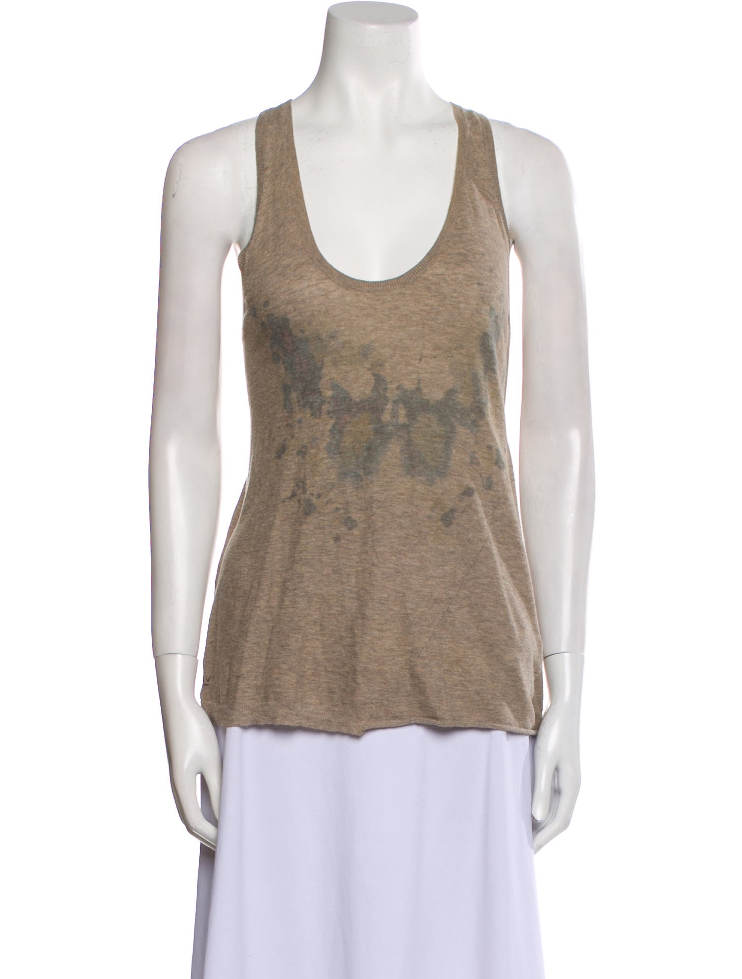Zadig & Voltaire Scoop Neck Sleeveless Top