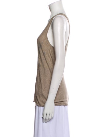 Zadig & Voltaire Scoop Neck Sleeveless Top