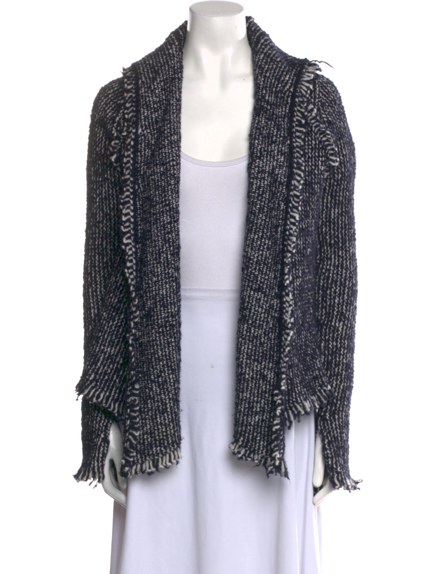 Zadig & Voltaire Wool Tweed Pattern Sweater