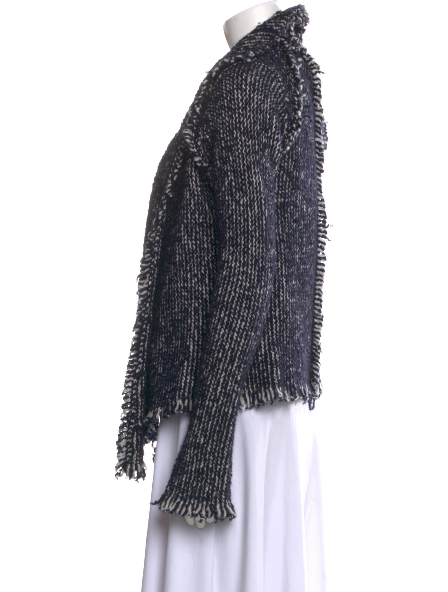 Zadig & Voltaire Wool Tweed Pattern Sweater