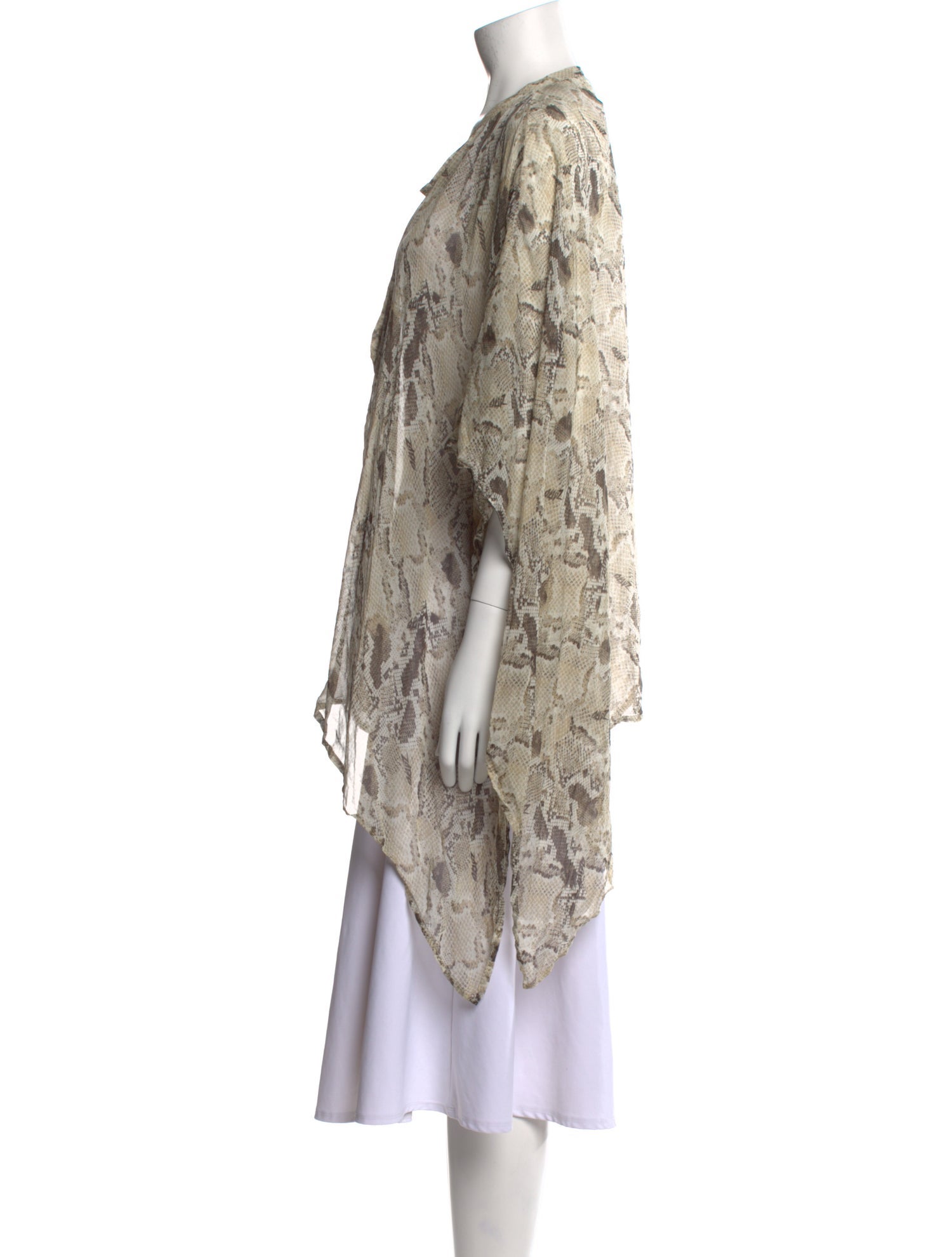 Zadig & Voltaire Silk Animal Print Tunic