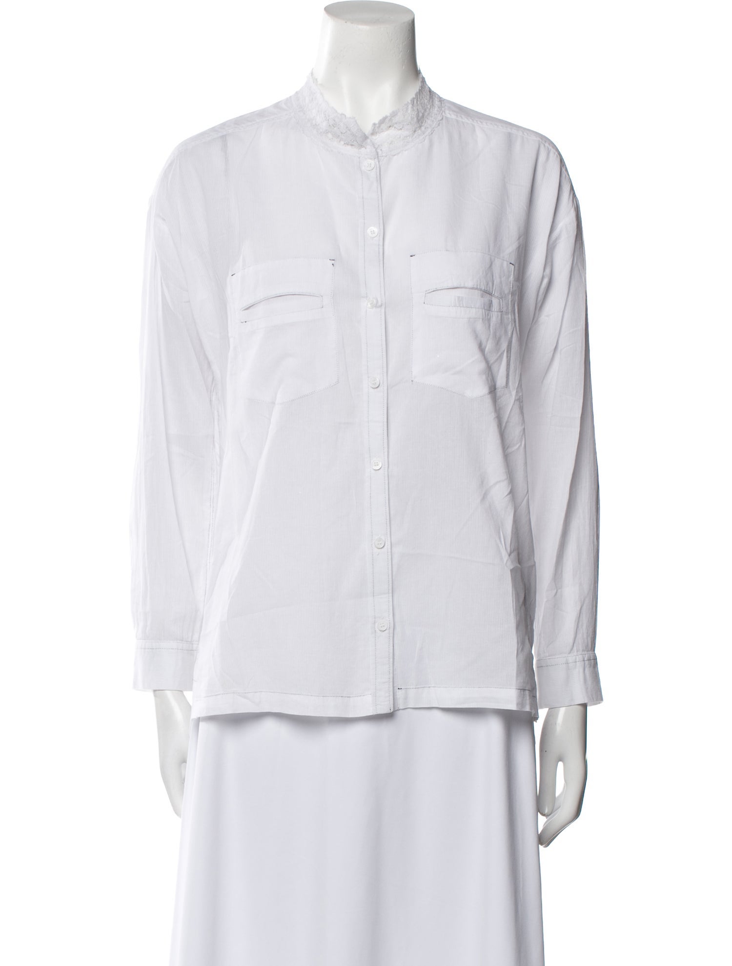 Zadig & Voltaire Long Sleeve Button-Up Top