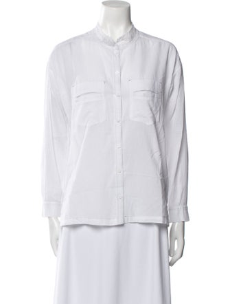 Zadig & Voltaire Long Sleeve Button-Up Top