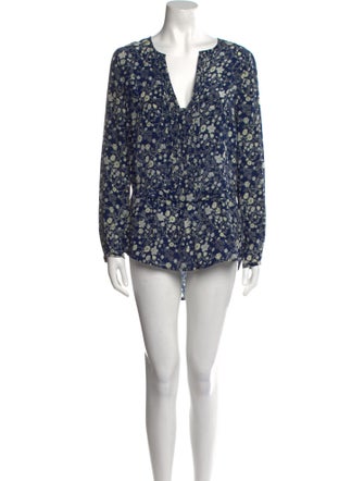 Zadig & Voltaire Silk Floral Print Bodysuit