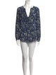 Zadig & Voltaire Silk Floral Print Bodysuit
