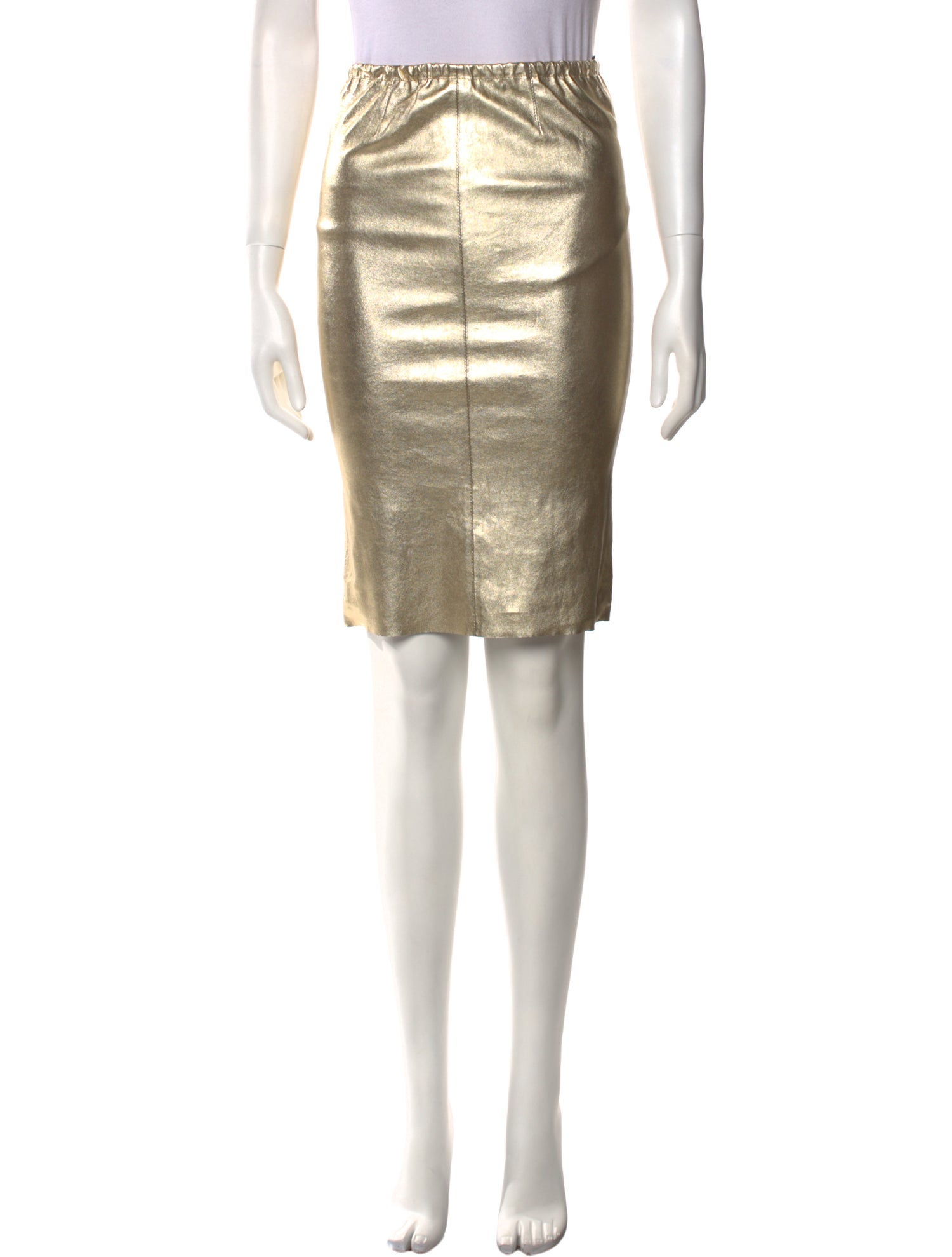 Zadig & Voltaire Leather Knee-Length Skirt