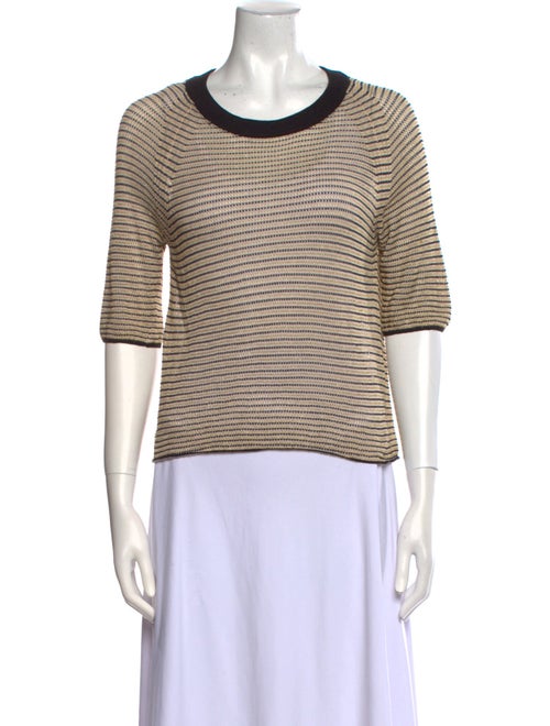 Zadig & Voltaire Striped Scoop Neck Top