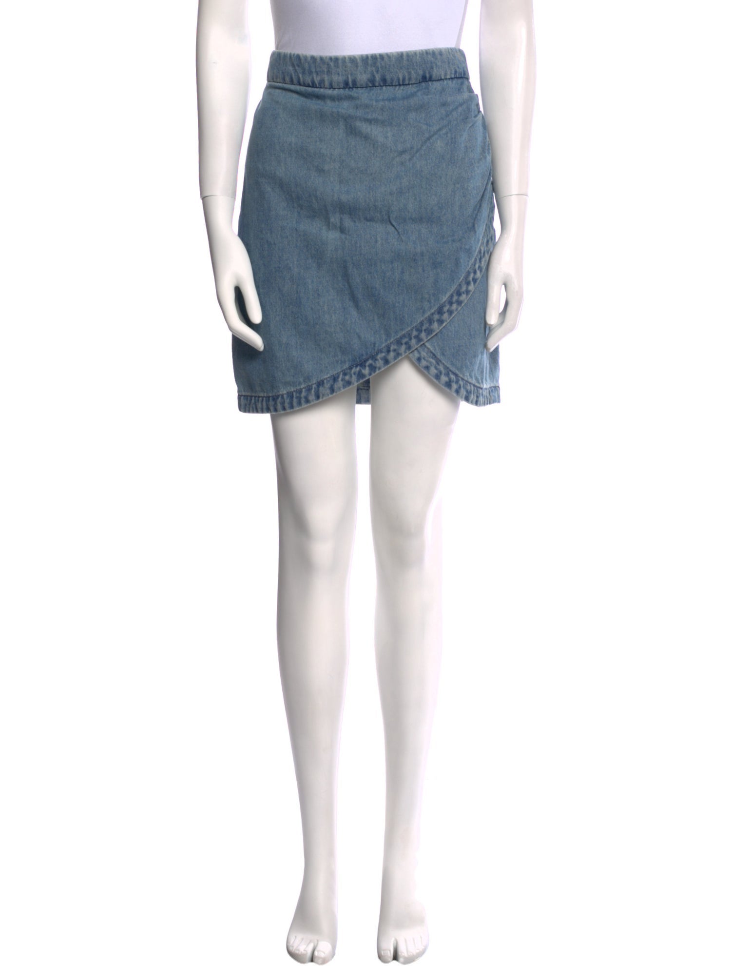 Zadig & Voltaire Pleated Accents Mini Skirt