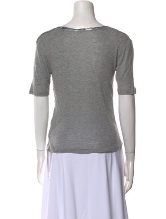 Zadig & Voltaire Scoop Neck Short Sleeve T-Shirt