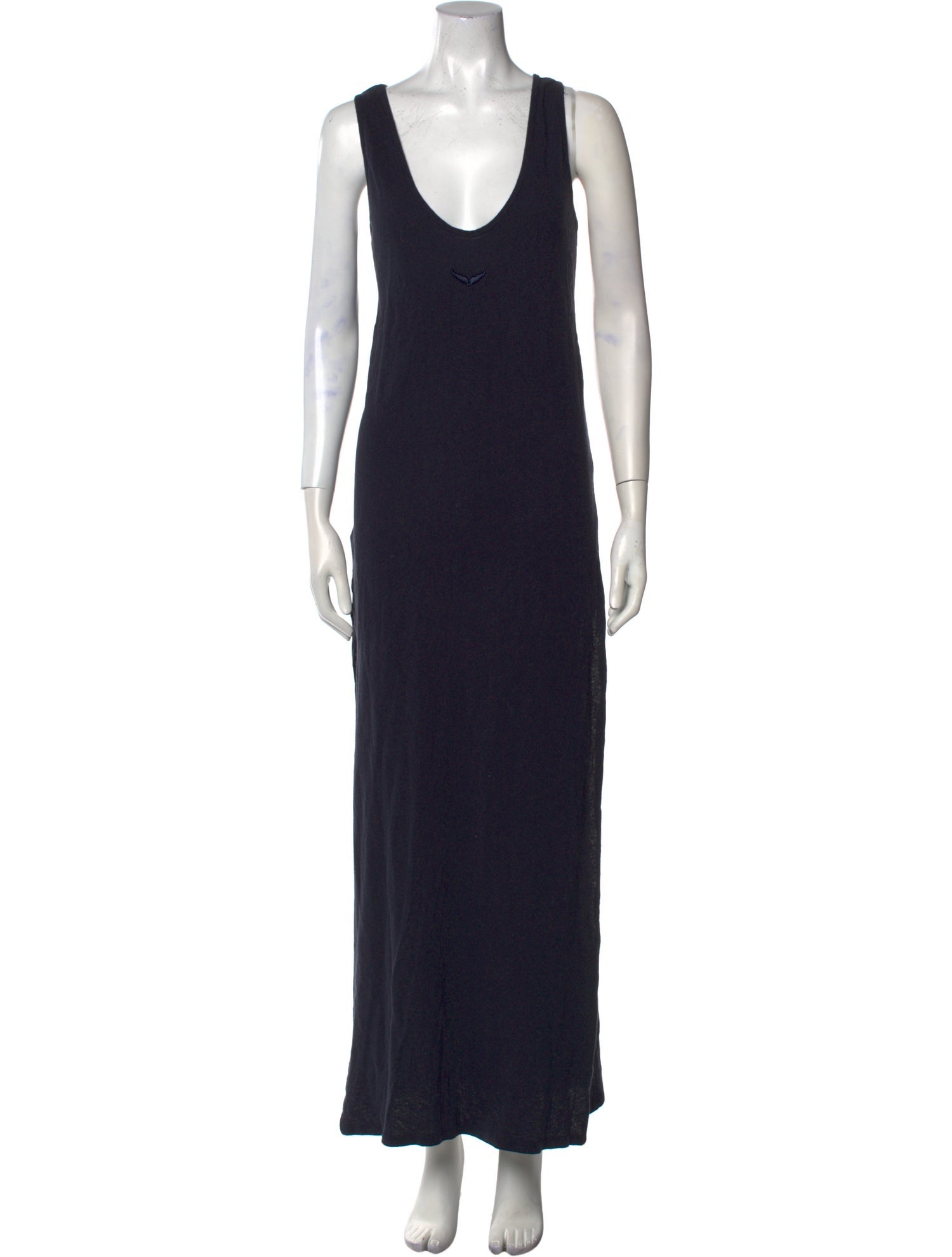 Zadig & Voltaire Scoop Neck Long Dress
