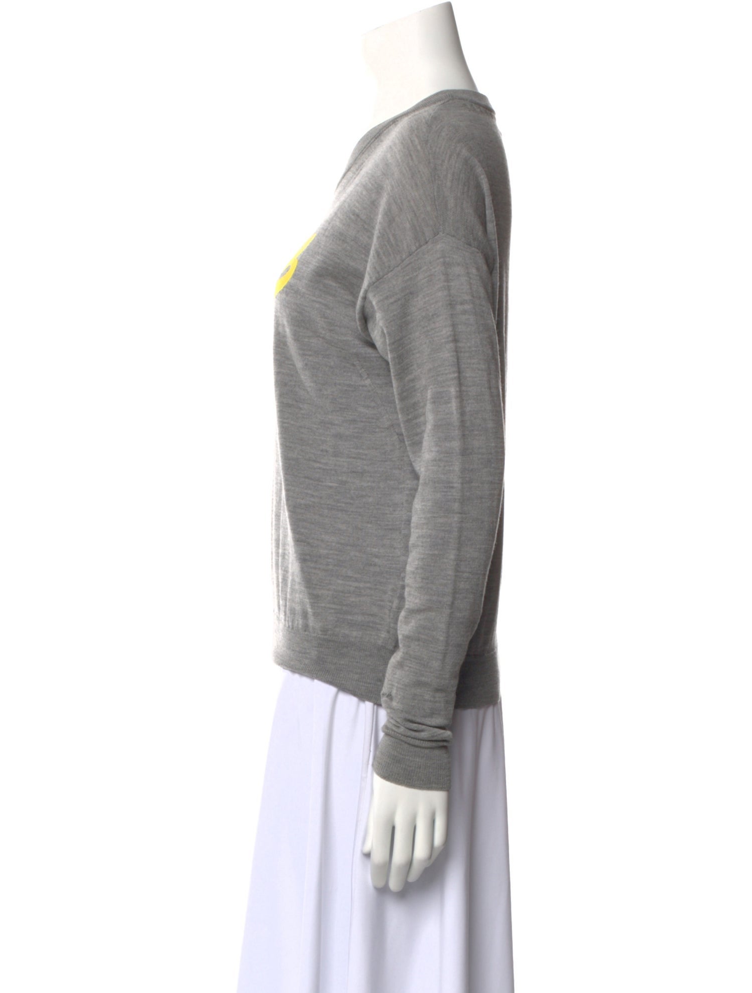 Zadig & Voltaire Merino Wool Graphic Print Sweater