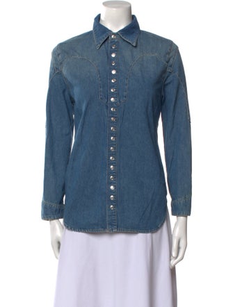 Zadig & Voltaire Long Sleeve Button-Up Top