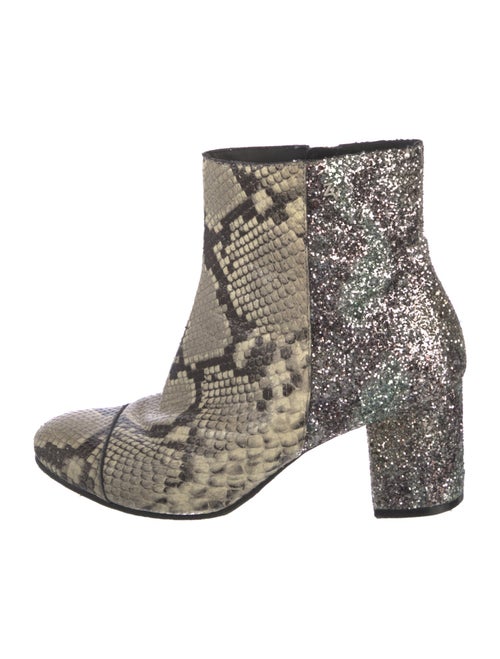 Zadig & Voltaire Leather Animal Print Boots