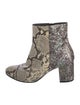 Zadig & Voltaire Leather Animal Print Boots