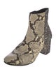 Zadig & Voltaire Leather Animal Print Boots