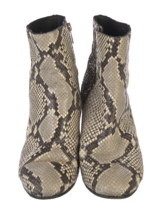 Zadig & Voltaire Leather Animal Print Boots