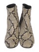Zadig & Voltaire Leather Animal Print Boots