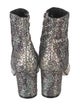 Zadig & Voltaire Leather Animal Print Boots