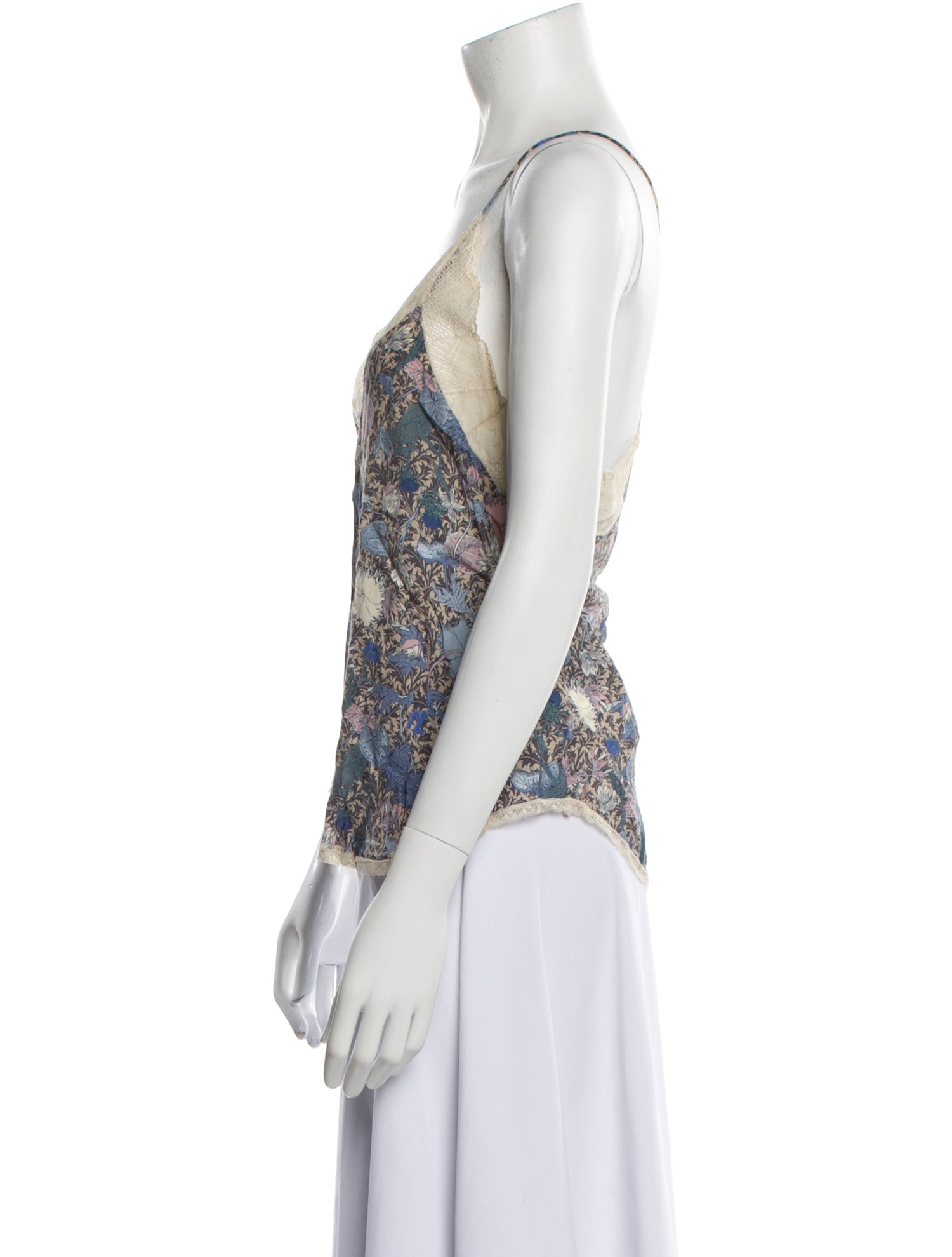 Zadig & Voltaire Floral Print V-Neck Top