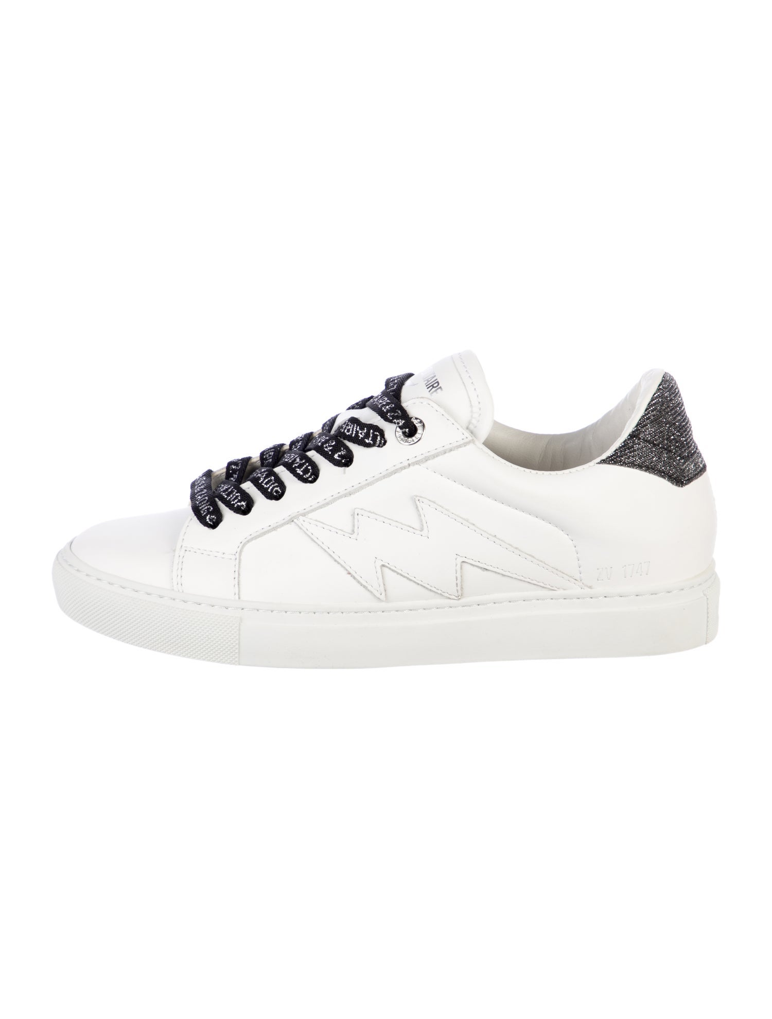 Zadig & Voltaire Leather Printed Sneakers