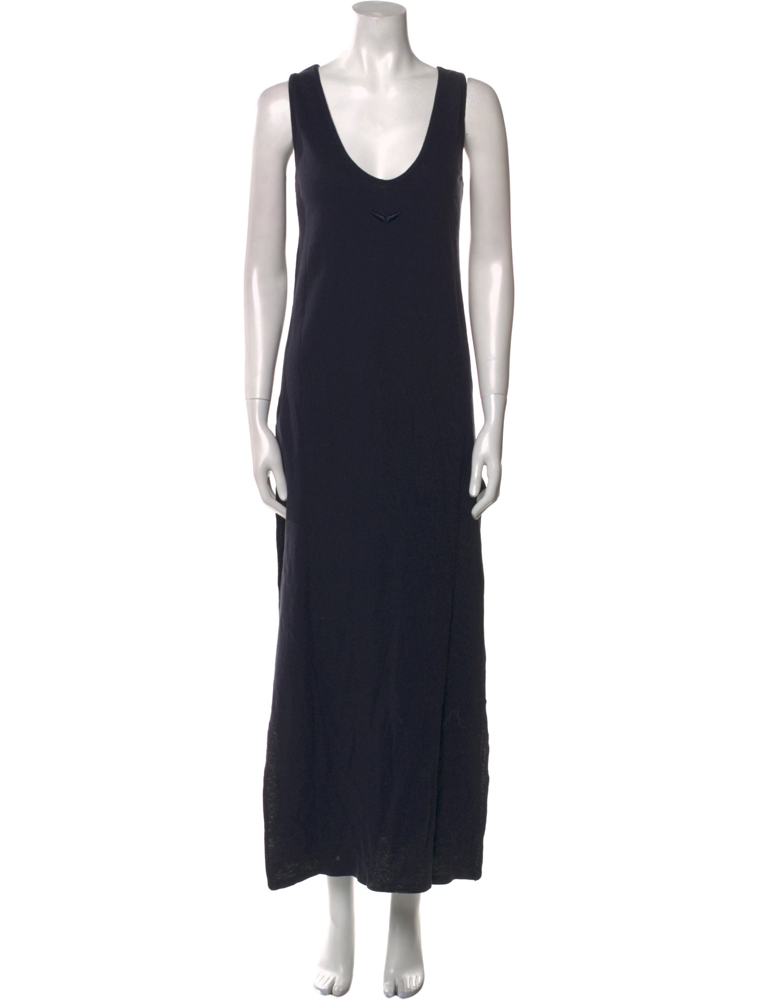 Zadig & Voltaire Scoop Neck Long Dress