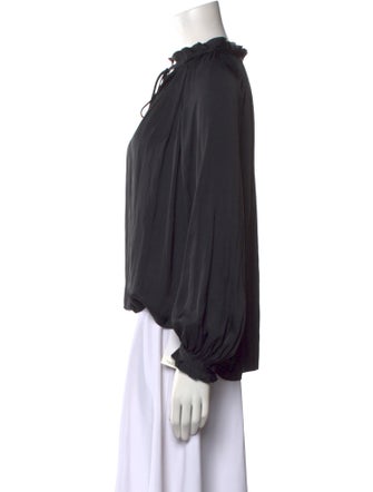 Zadig & Voltaire V-Neck Long Sleeve Blouse