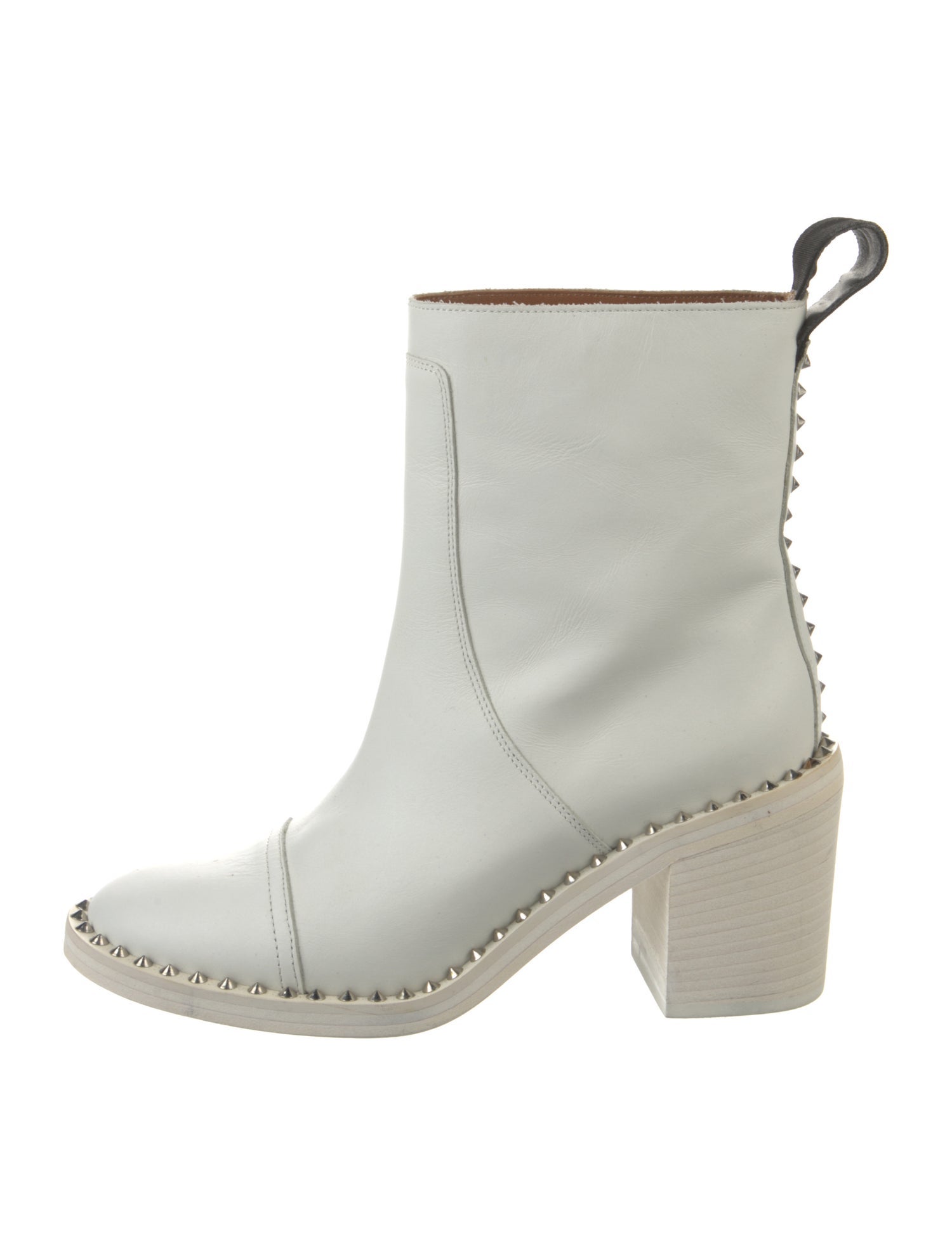 Zadig & Voltaire Leather Studded Accents Boots