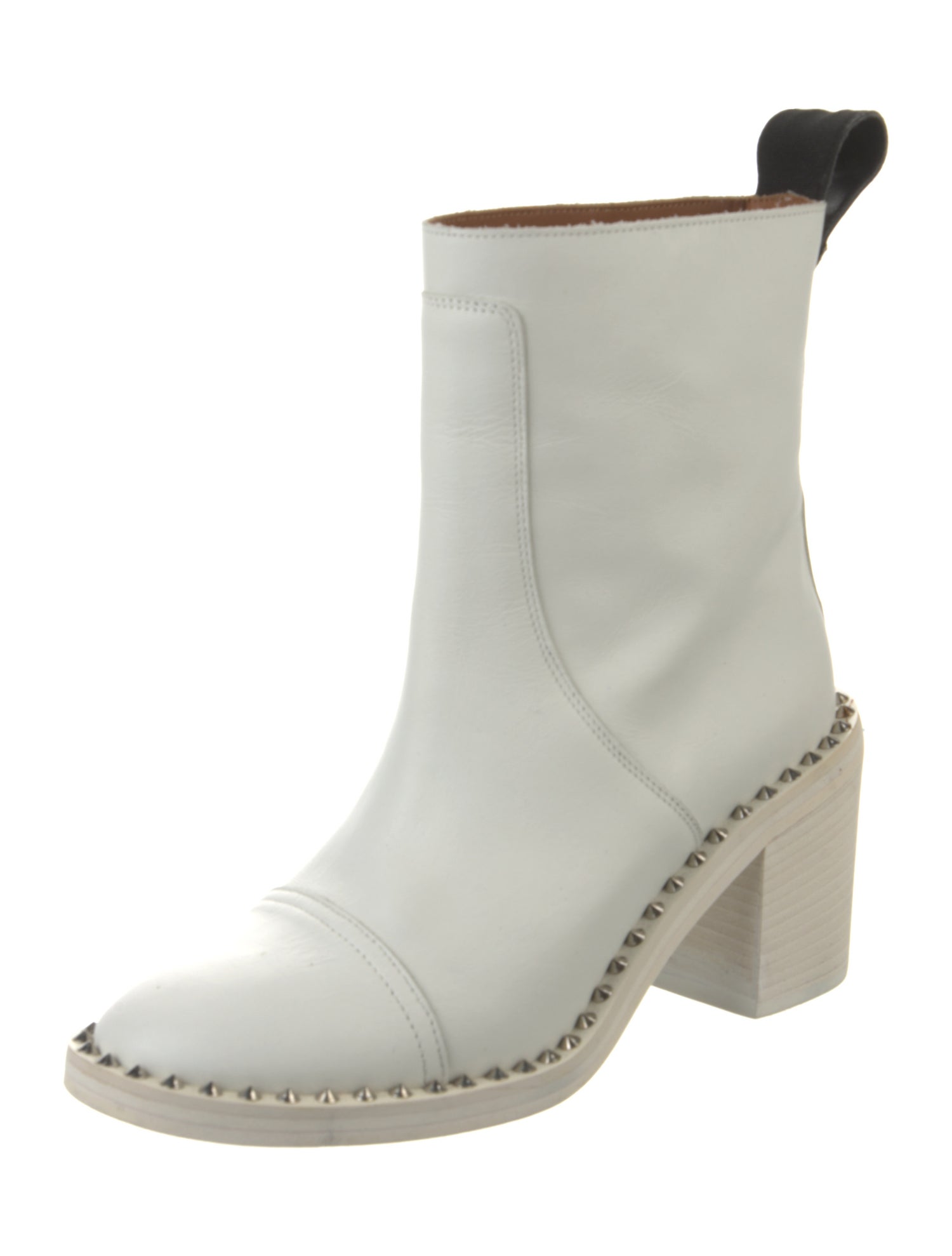 Zadig & Voltaire Leather Studded Accents Boots