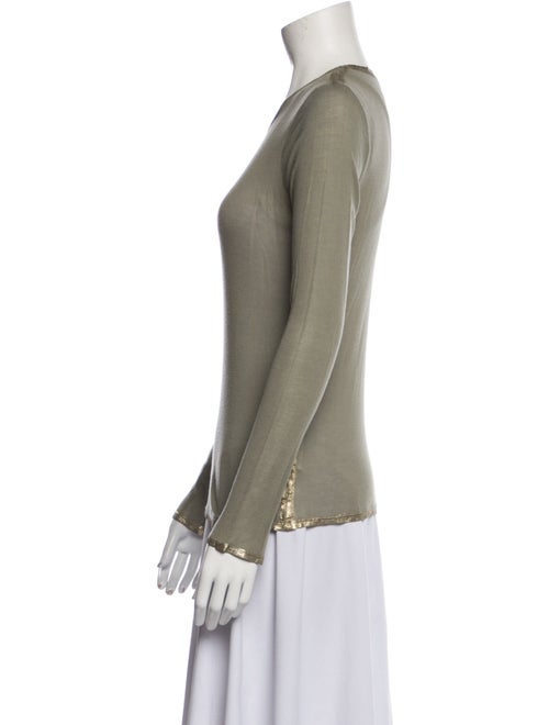 Zadig & Voltaire Scoop Neck Long Sleeve T-Shirt