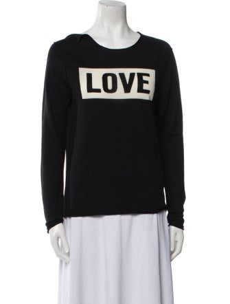 Zadig & Voltaire Merino Wool Graphic Print Sweater