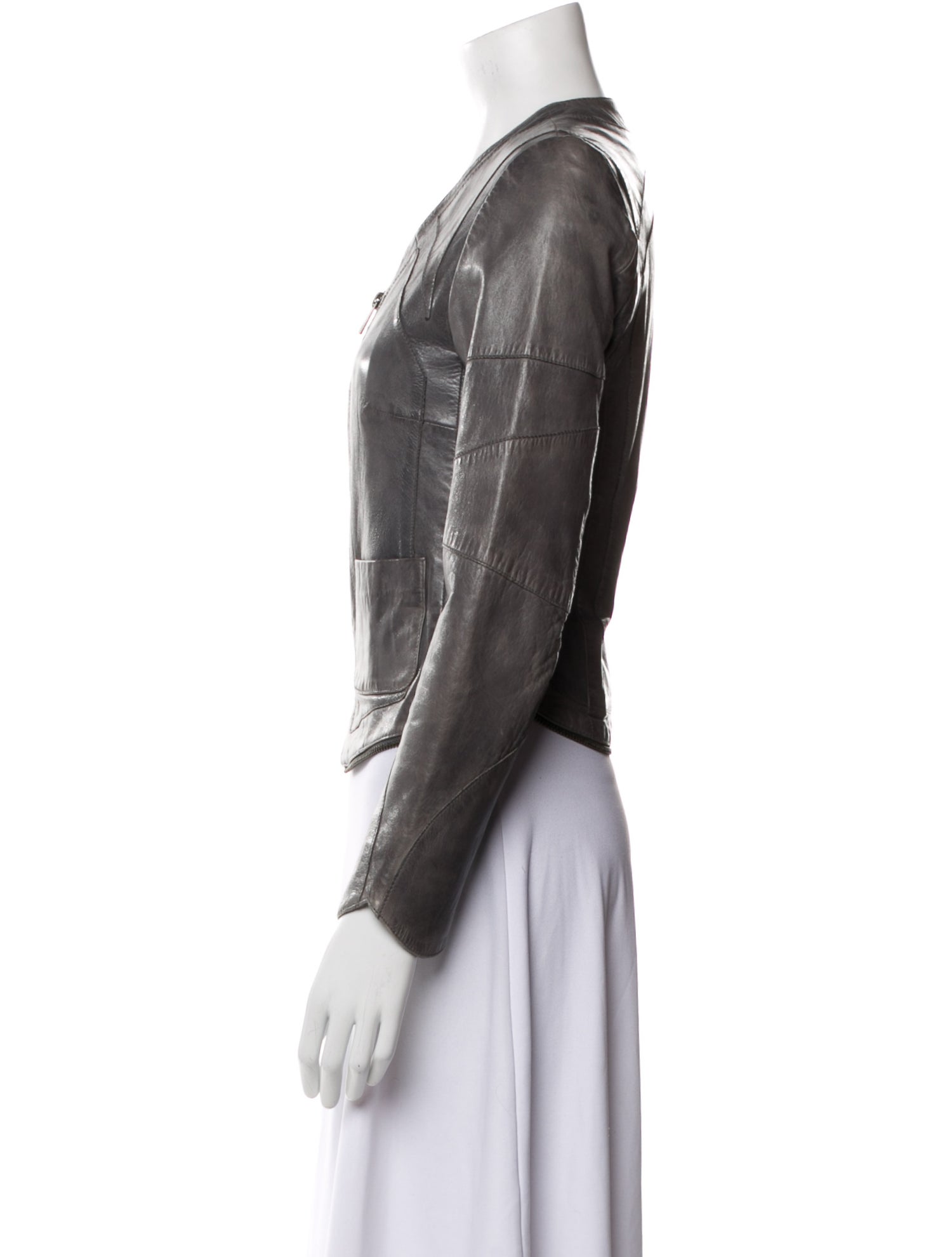 Zadig & Voltaire Lamb Leather Biker Jacket