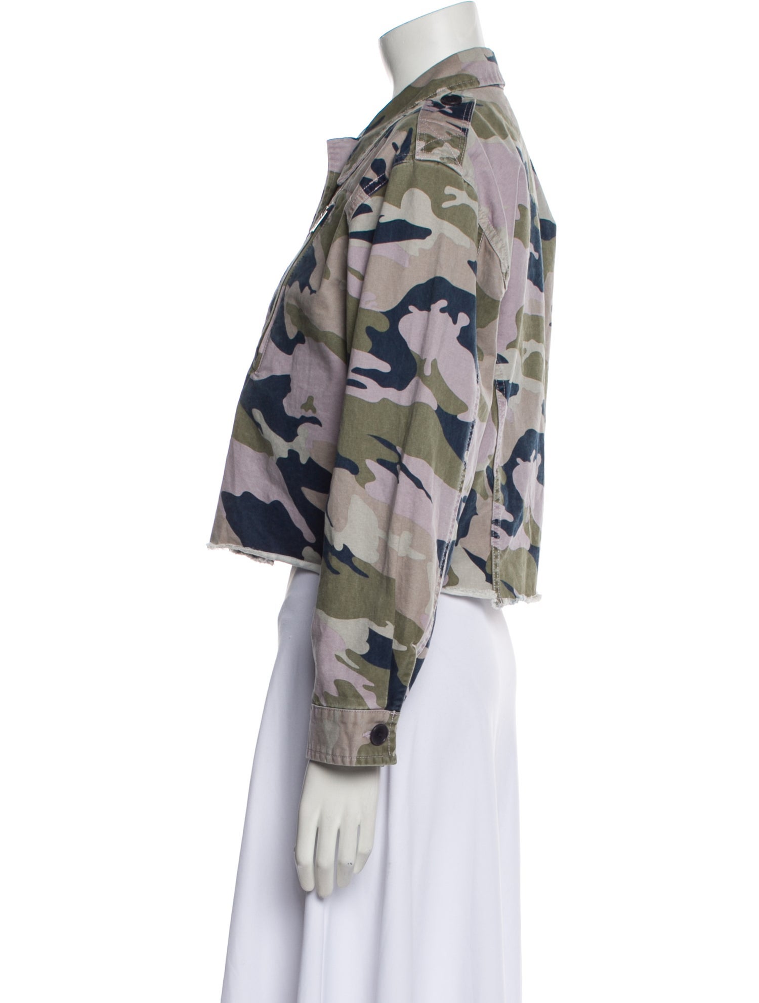 Zadig & Voltaire Floral Print Utility Jacket