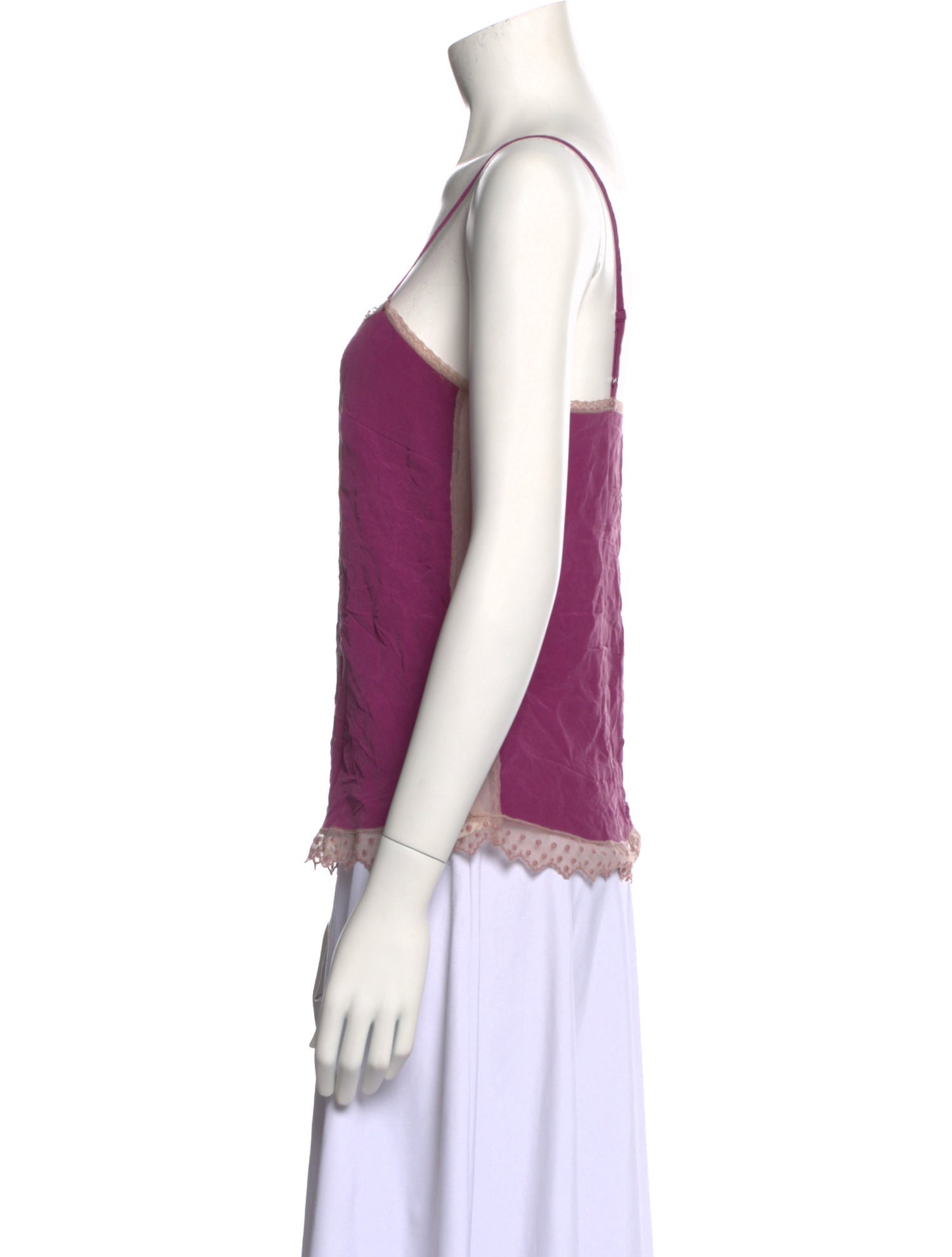 Zadig & Voltaire Silk Square Neckline Top