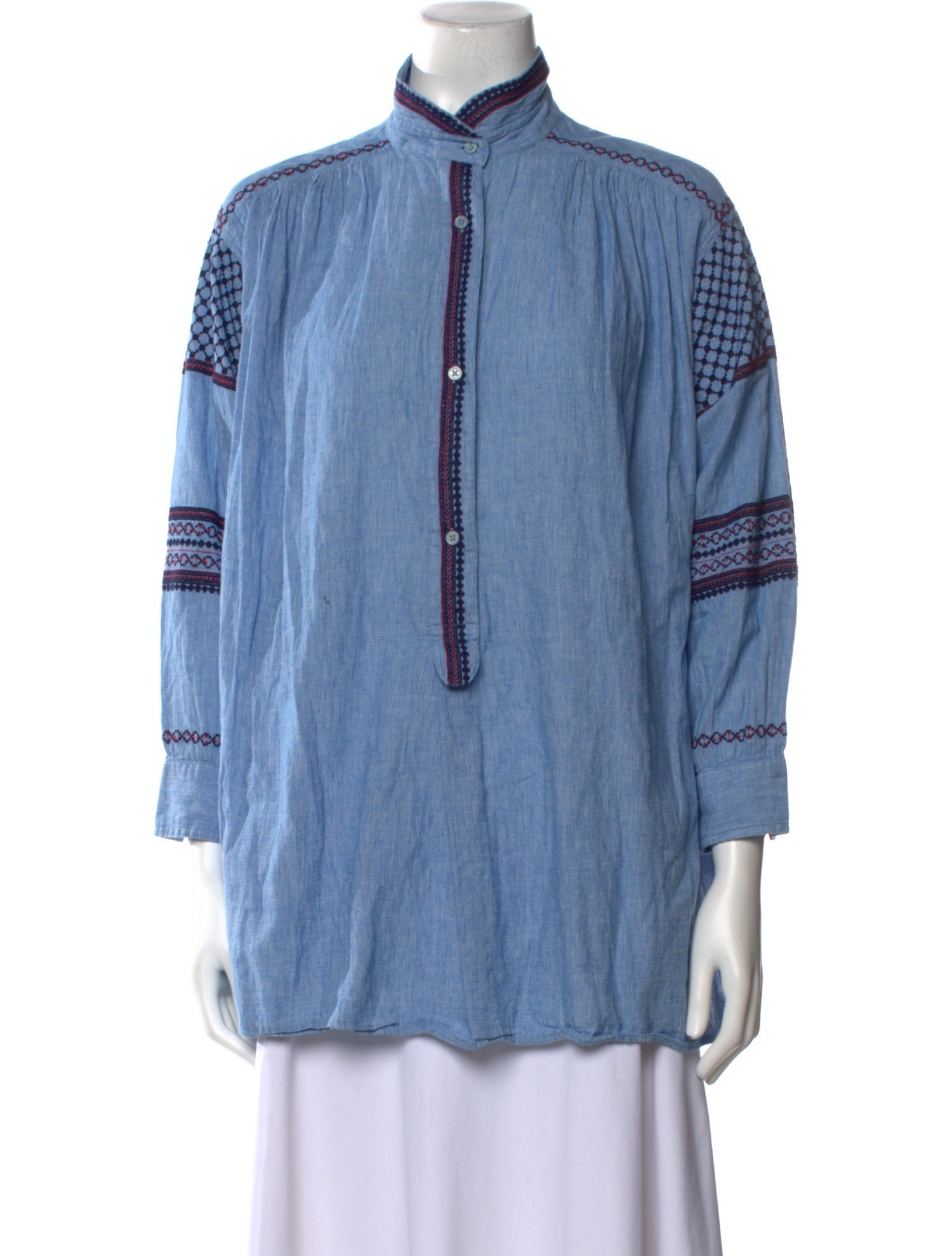 Zadig & Voltaire Mock Neck Long Sleeve Tunic