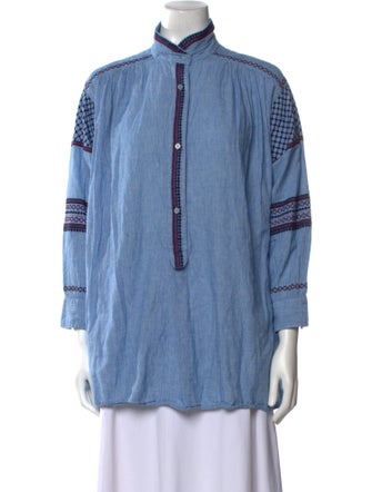 Zadig & Voltaire Mock Neck Long Sleeve Tunic