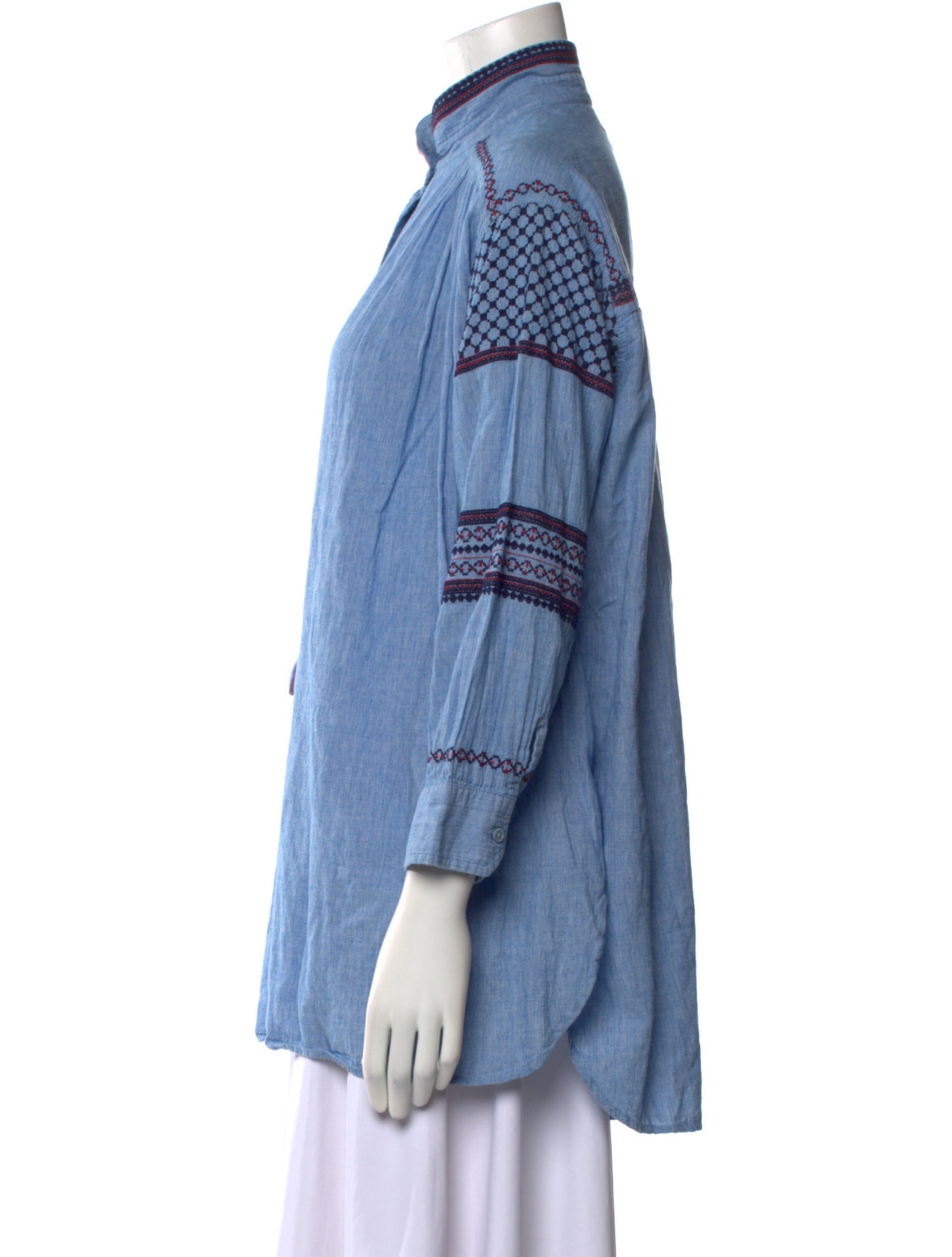 Zadig & Voltaire Mock Neck Long Sleeve Tunic