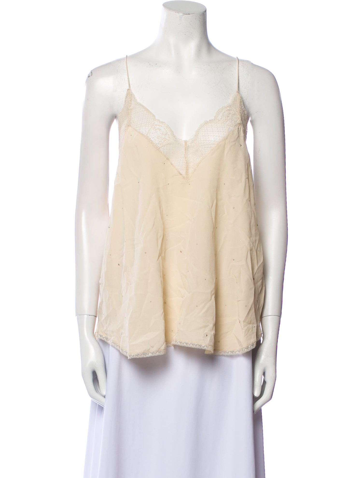 Zadig & Voltaire Silk V-Neck Top