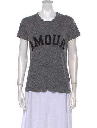 Zadig & Voltaire Graphic Print Crew Neck T-Shirt