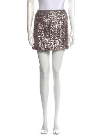 Zadig & Voltaire Sequin Embellishments Mini Skirt