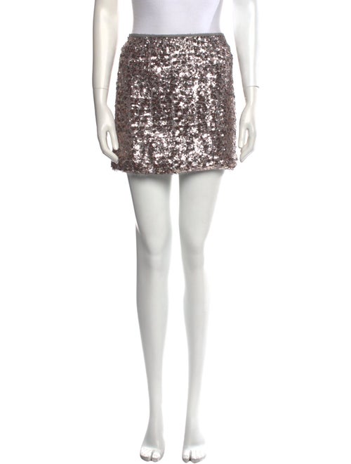 Zadig & Voltaire Sequin Embellishments Mini Skirt