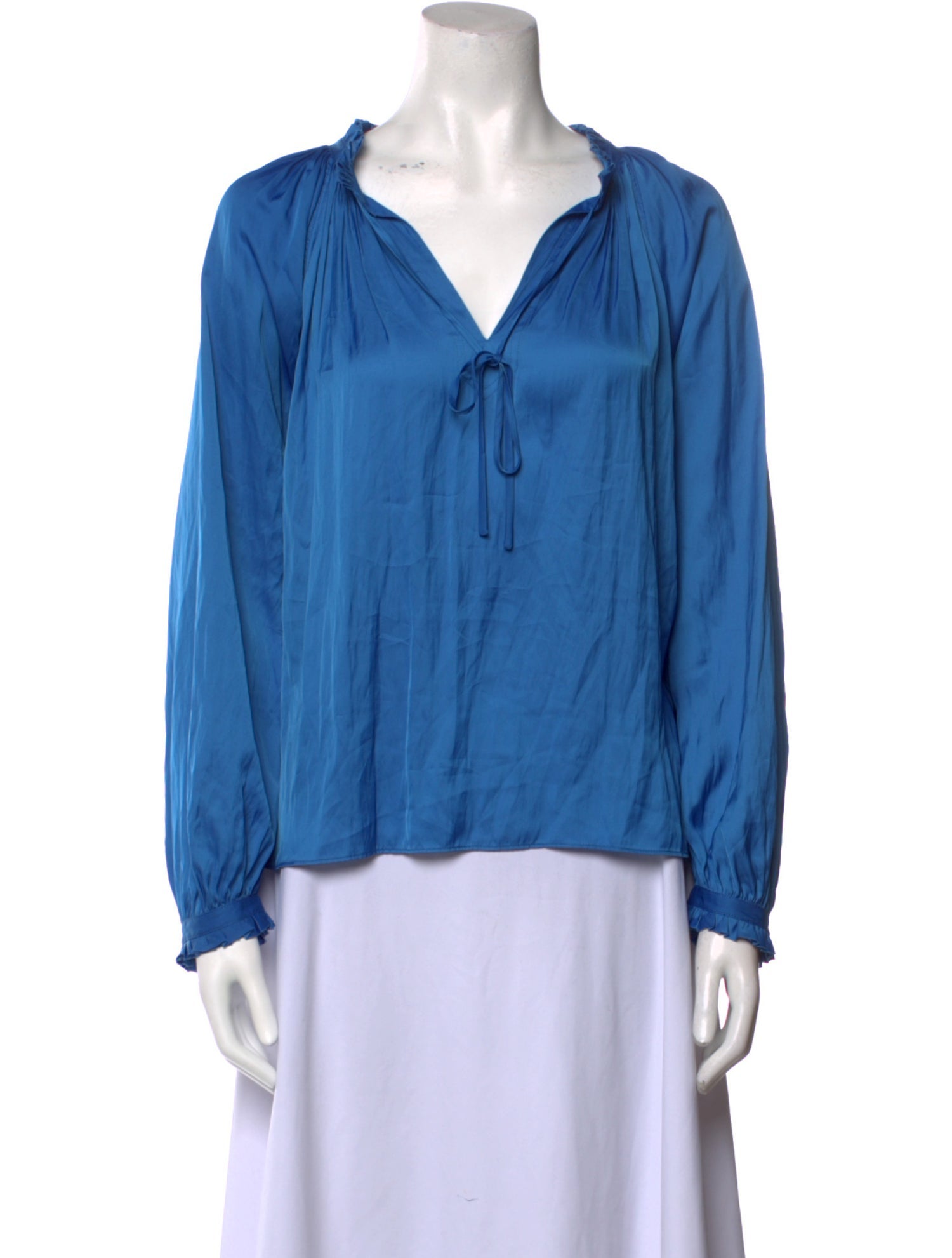 Zadig & Voltaire V-Neck Long Sleeve Blouse