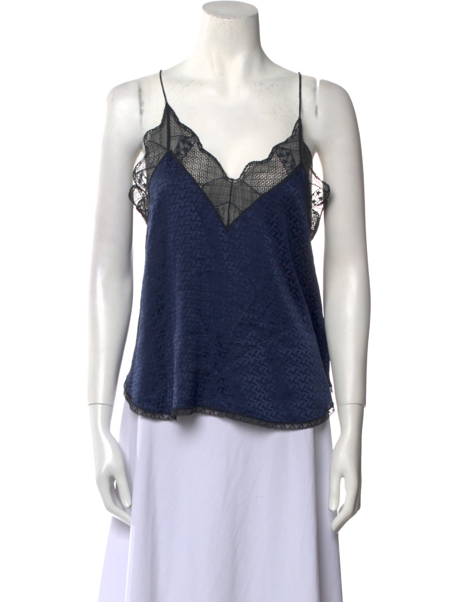 Zadig & Voltaire Silk V-Neck Top
