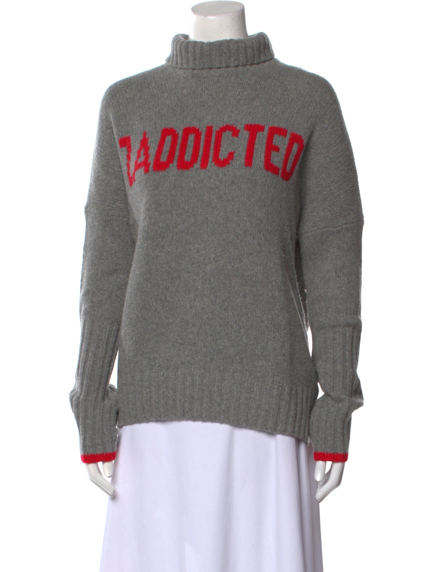 Zadig & Voltaire Merino Wool Graphic Print Sweater